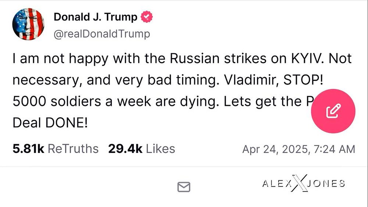 BREAKING: “Vladimir, STOP!” Trump Slams Russian Attack On Ukraine Capital, Demands “
