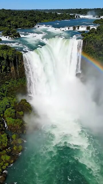 Iguazu Falls From Above – The Most Powerful Waterfall on Earth