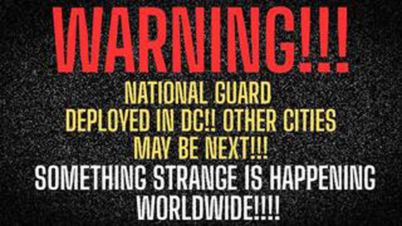 WARNING! STRANGE EVENTS ARE HAPPENING RIGHT NOW!!!!!!!!