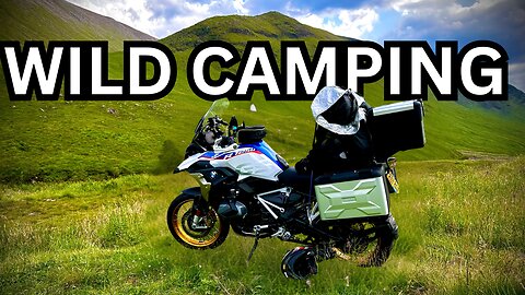 Motorcycle Wild Camping Scotland