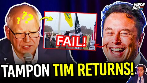 Anti-Trump Protests HILARIOUSLY END in ARRESTS as Tim Walz FUMES on Stage