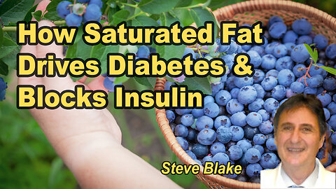 How saturated fat drives diabetes and blocks insulin