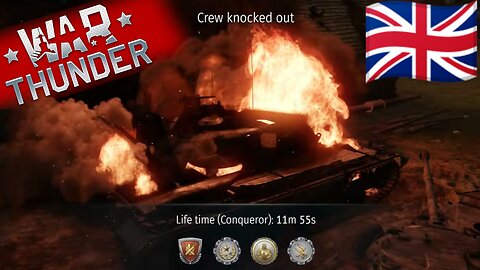 Playing the slow heavies I hate... The Conqueror ~ War Thunder Gameplay