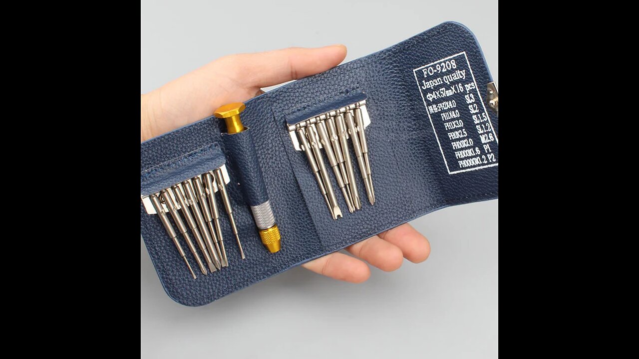 25-in-1 Precision Professional Screwdriver Set, Electronics Repair Tool Kit with 24 Bits