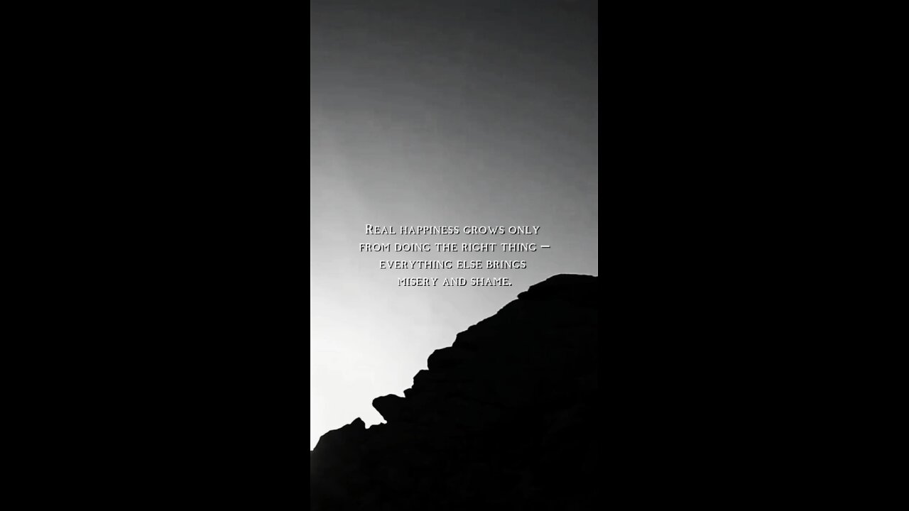 Right Deeds = Real Joy