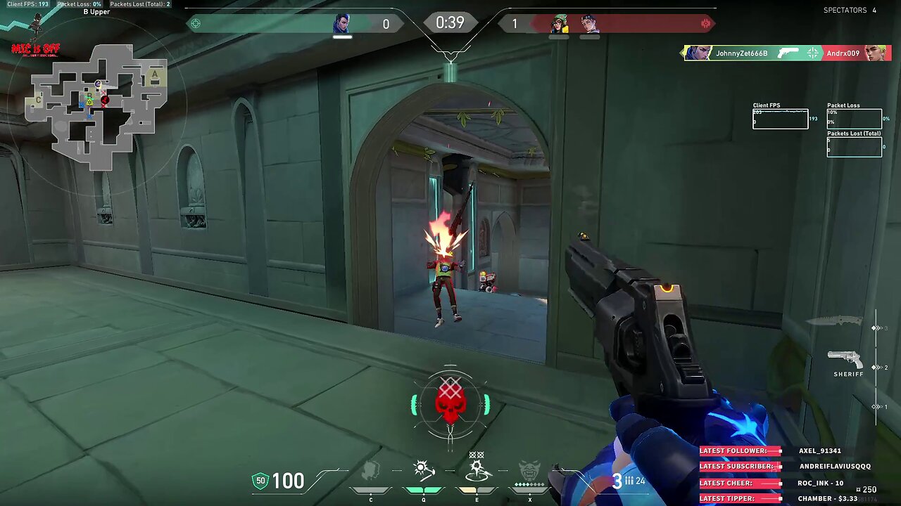A Sheriff is all you need to (almost) win the round in Valorant