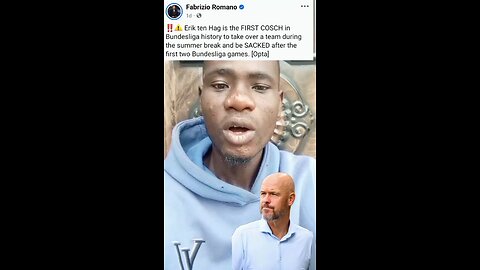 Honestly speaking Erik ten Hag don't deserve this sacked by Bayer Leverkusen