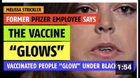 "Pfizer Whistleblower Claims Vaccine "Glows", Observes Luminescence in Vaccinated Individuals"