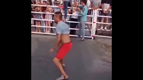 Messed with the bull and got the horns.