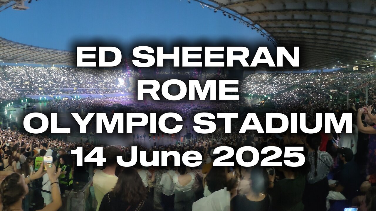 Ed Sheeran Live in Rome – Sold Out Show Highlights (June 14, 2025) | Surprise Guests & New Song