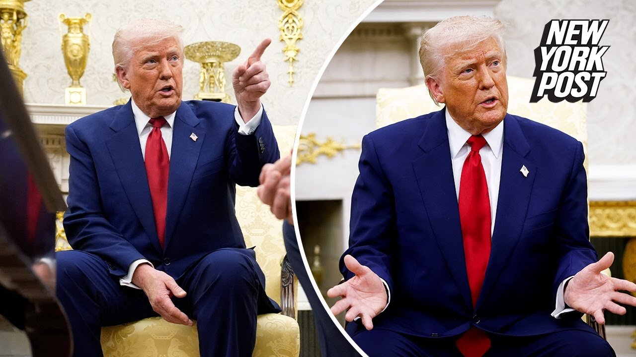 Trump responds to reporter asking if he'll consider a pause on tariffs