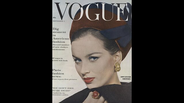 Vogue Magazine September 1960 ASMR #chill #relax
