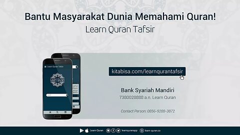 20170805 - Bantu Masyarakat Dunia Memahami Quran! (Learn Quran Tafsir)