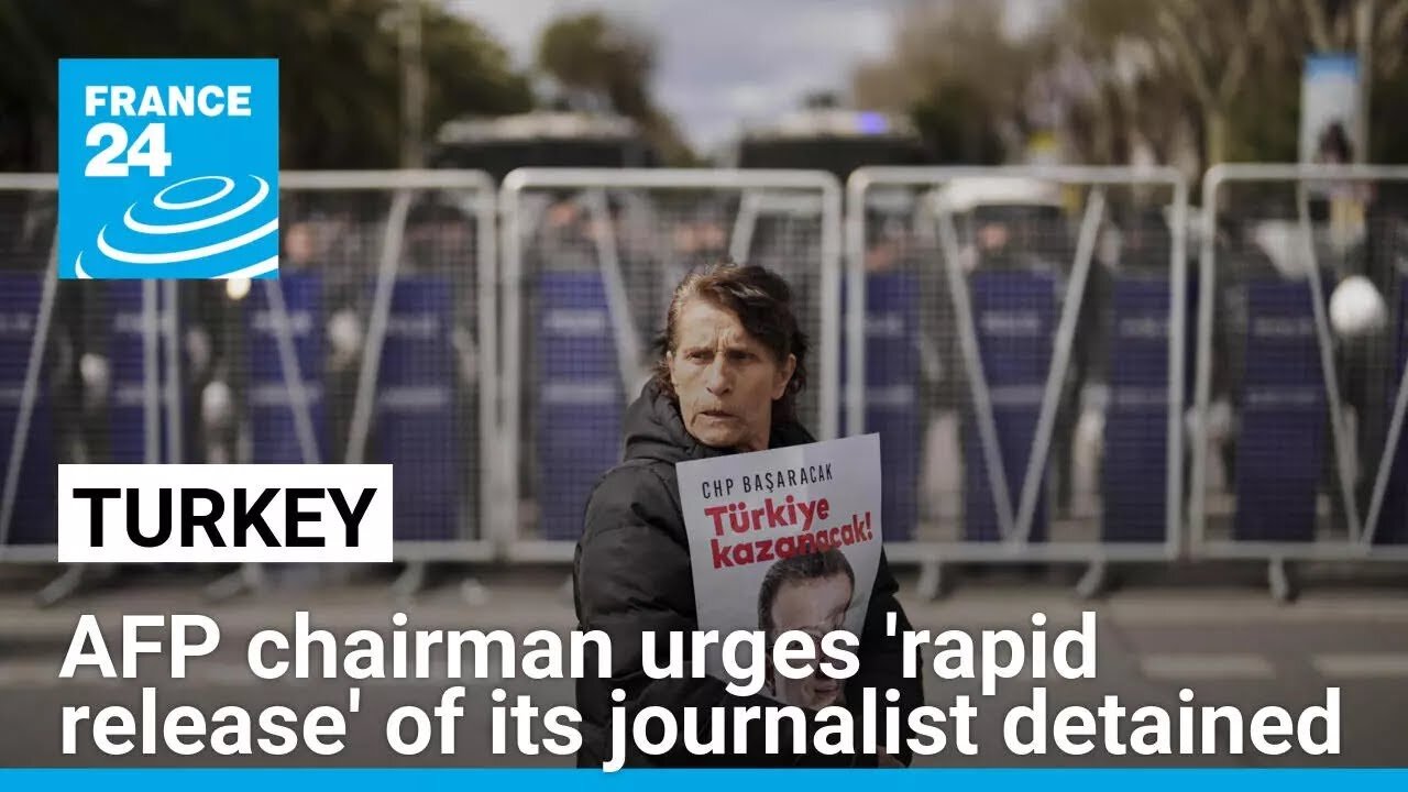 AFP chairman urges 'rapid release' of its journalist detained in Turkey