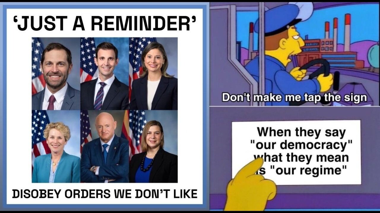 FBI Scheduling Interviews With Democrats Who Encouraged Military Members To Refuse 'Illegal Orders'