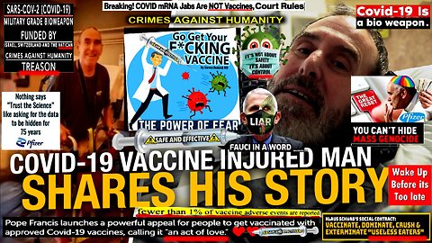 Why can’t we talk about this?: Ontario man shares his story of COVID-19 vaccine injury (compilation)