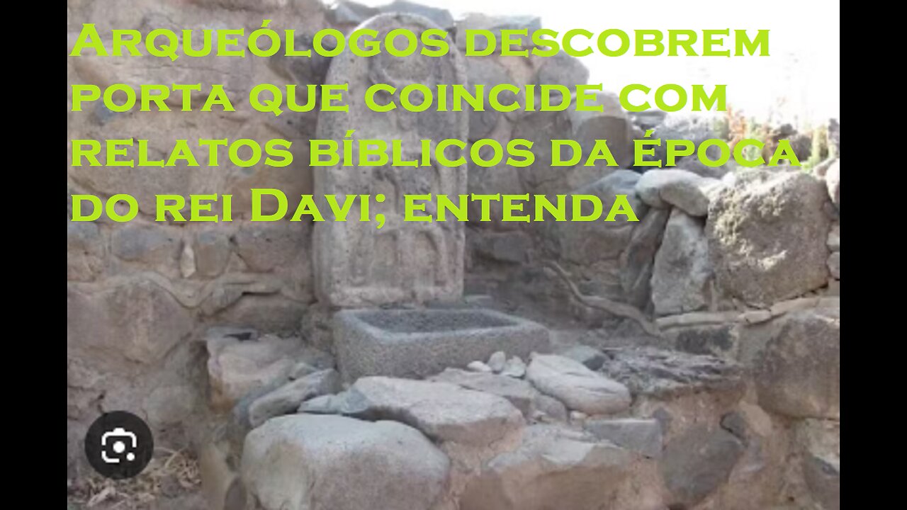 Descoberta Arqueológica de acordo com a Bíblia - A Porta do Rei Davi 2025