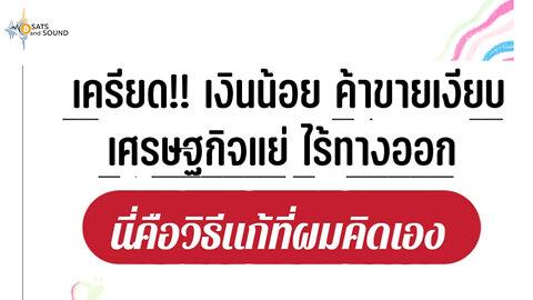 ปี 2025 เงินน้อย ค้าขายเงียบ เศรษฐกิจแย่ ไม่มีทางออก นี่คือวิธีแก้ที่ผมคิดเอง - Sats and Sound