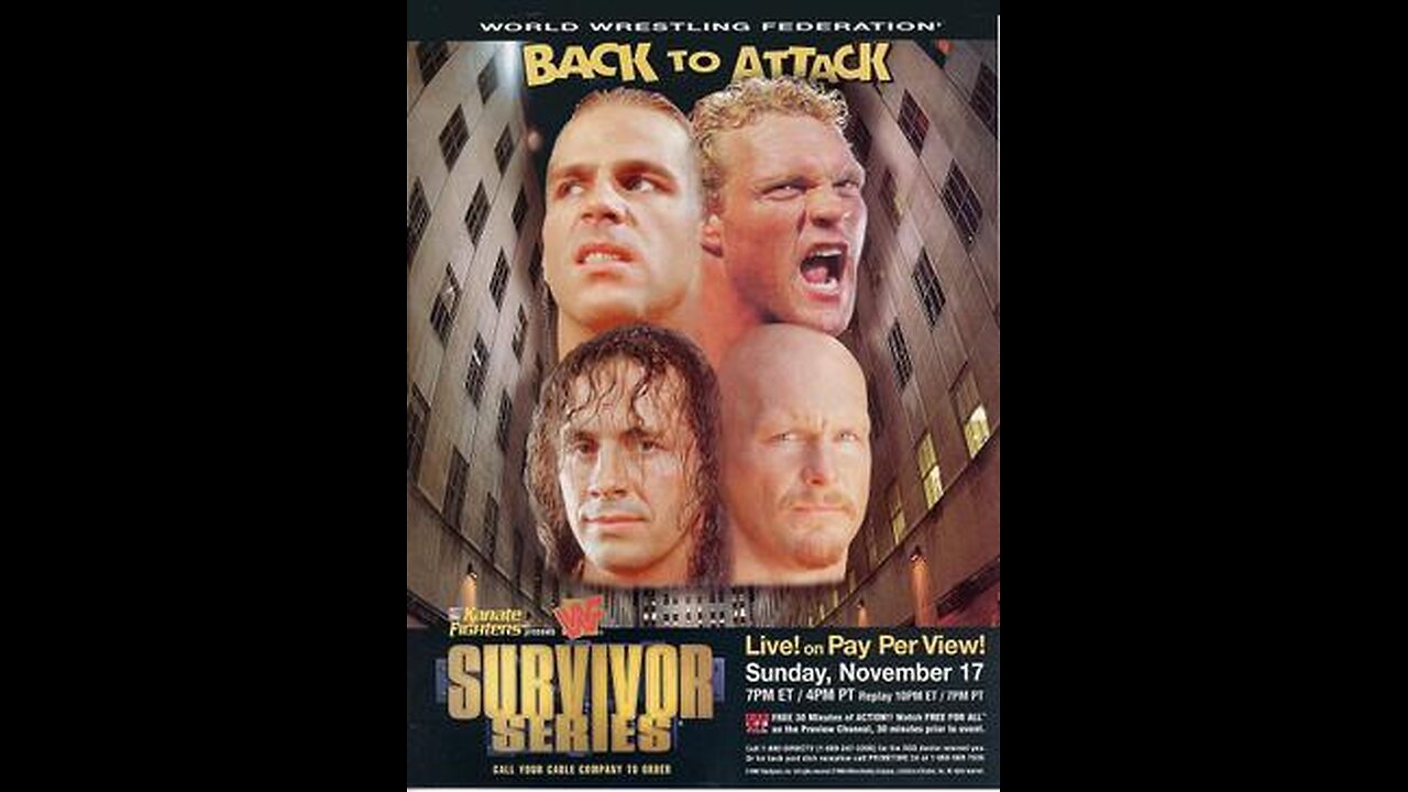 WWF SURVIVOR SERIES '96 - Nov 17 1996 - MSG, NY