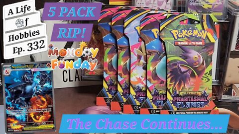 Monday Funday Chasing Charizard - Phantasmal Flames 5 Pack Rip e332