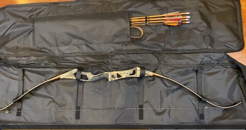 SPG Archery Recurve Bow Case Longbow Traditional Bag Full Length Recurve Cases Pocket Store Quiver