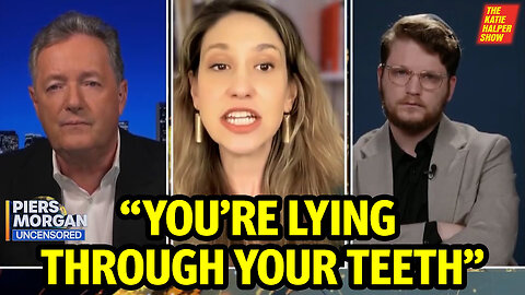 Katie Halper HUMILIATES PragerU Zionist on Piers Morgan