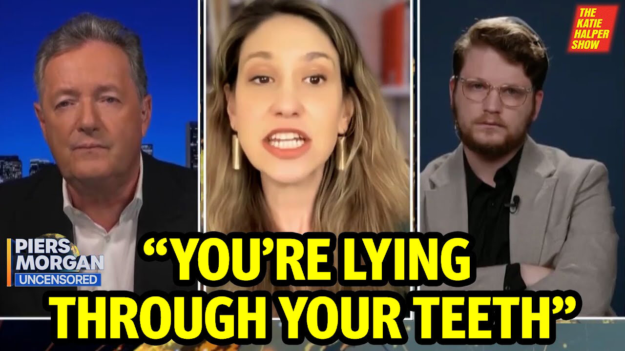 Katie Halper HUMILIATES PragerU Zionist on Piers Morgan