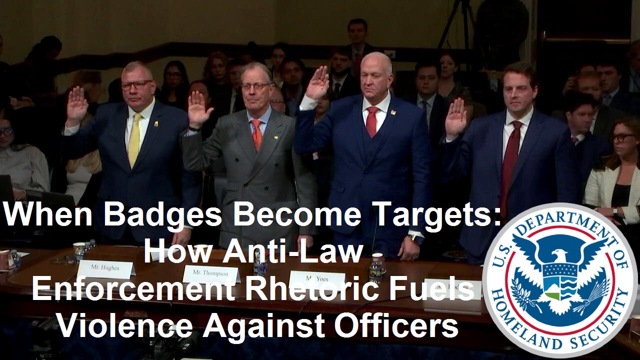 When Badges Become Targets: How Anti-Law Enforcement Rhetoric Fuels Violence Against Officers - December 3, 2025