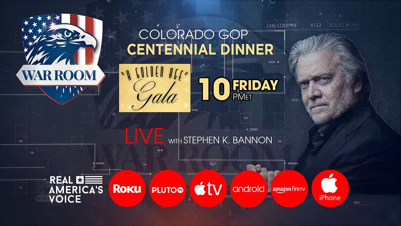 STEVE BANNON LIVE AT THE COLORADO GOP CENTENNIAL DINNER