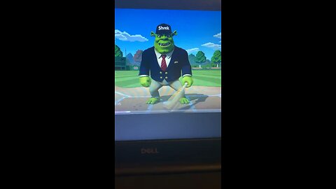 Shrink playing baseball in Minecraft