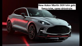 Aston Martin SUV gets upgrades but still no stick