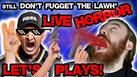 SMELLY man GETS AWWESTED pwaying SCARY GAMES LIVE! YOU VOTE for next game! | LIVE INDIE HORROR NIGHT