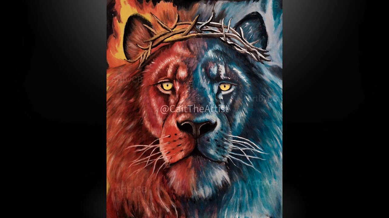 Painting Progression-Fire&Ice