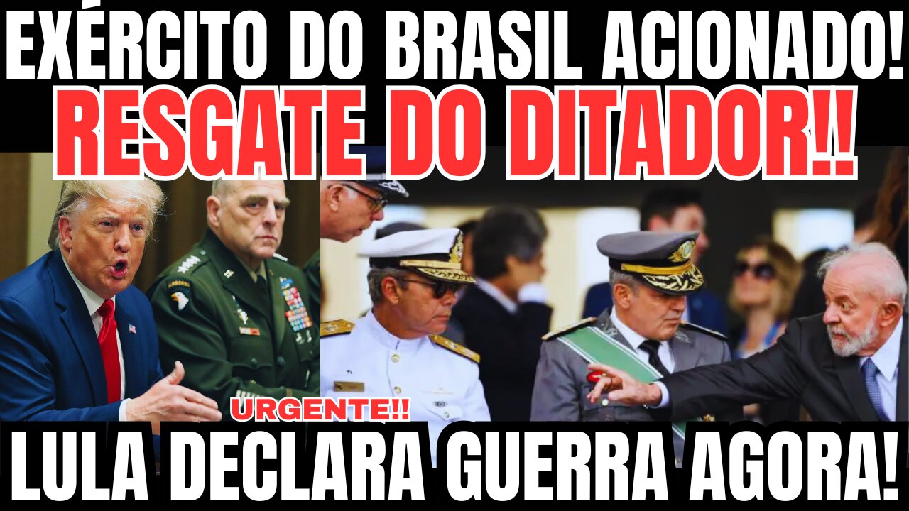 URGENTE!! RESGATE AS PRESSAS DE NICOLÁS MADURO!! EXÉRCITO DO BRASIL ENVOLVIDO!! LULA DESESPERADO!!