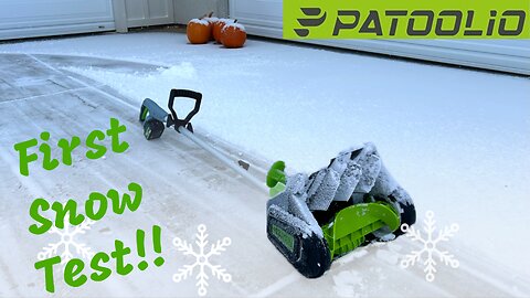 Patoolio S20 Snow Blower - Pt.2 First Snow Test