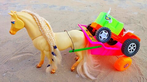 Diy how to make mini horse cart at home