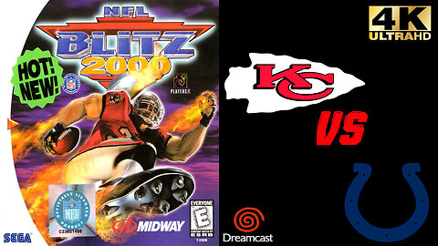 NFL Blitz 2000 - Sega Dreamcast - Kansas City Chiefs vs. Indianapolis Colts