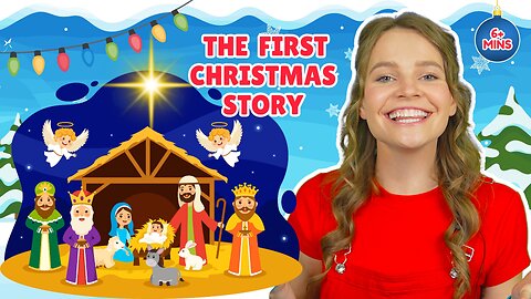 The First Christmas & The Story of Baby Jesus with Silly Miss Lily | Christian Toddler Learning