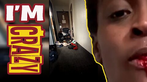 INSANE FOOTAGE! Police Capture Crazy Drugged Up Woman @ City Center Hotel