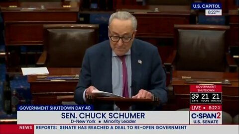 SCHUMER SHUTDOWN IS OVER 🚨🚨
