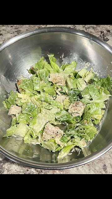 Cesar Salad With Homemade Caesar Dressing. Make it and you won’t regret it if you regret….,,,😄
