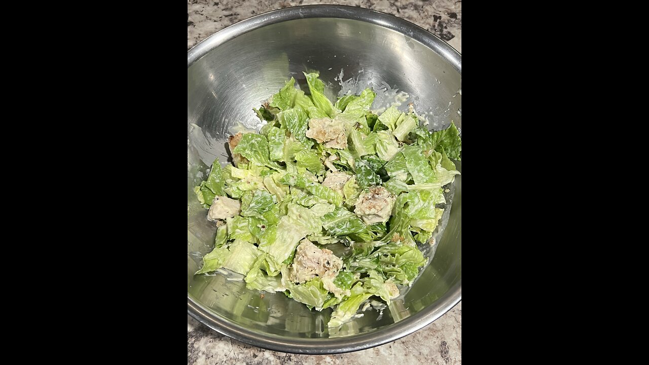 Cesar Salad With Homemade Caesar Dressing. Make it and you won’t regret it if you regret….,,,😄