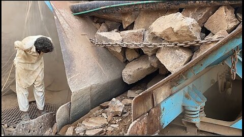 Satisfying big rock crusher machine