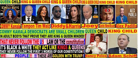 The Frist 3 words of our America constitution"WE THE PEOPLE"it sets TRUMP apart from KINGS & QUEENS