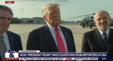 🇺🇸 NEW: President Trump says he likes