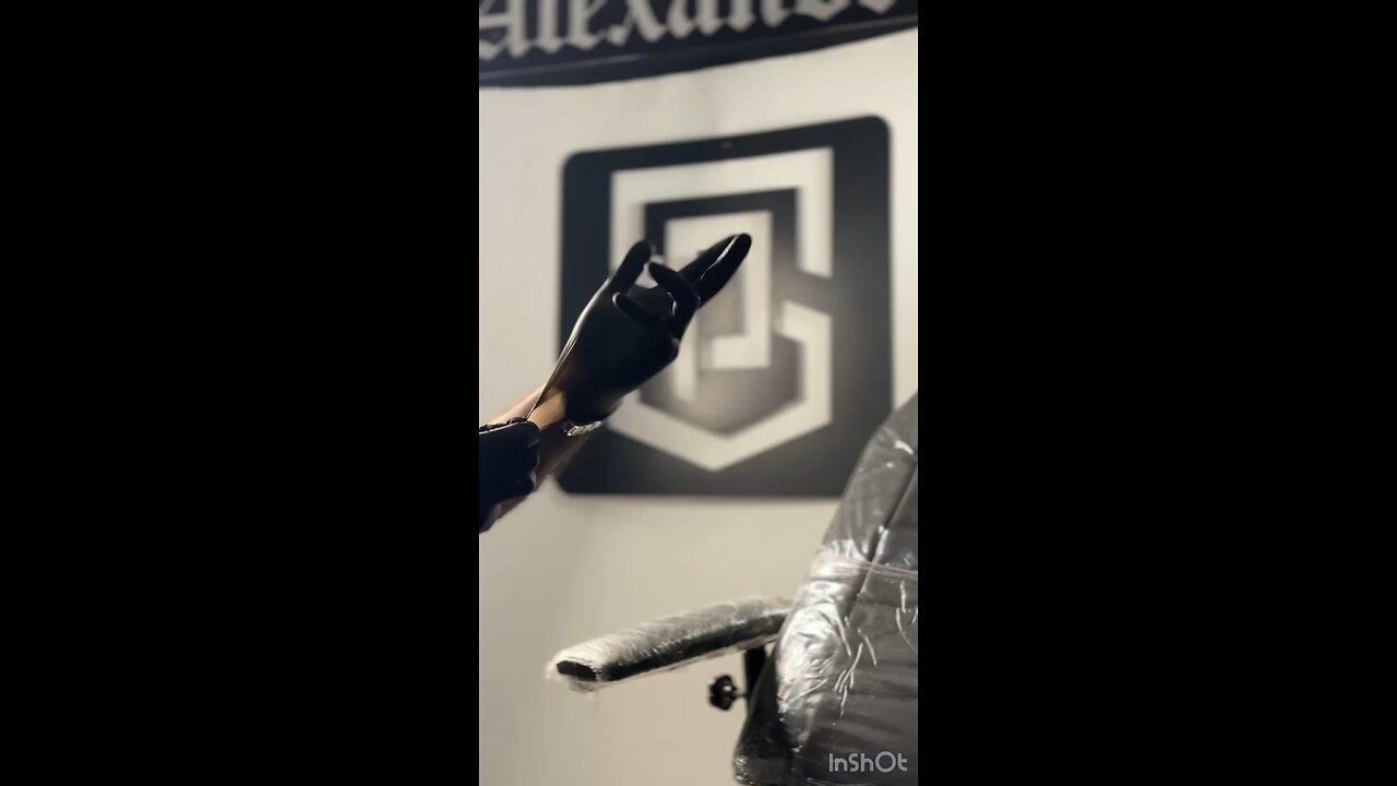 New warrior tattoe being made