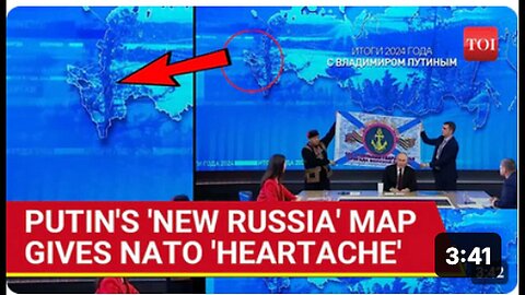 "Putin Showcases 'New Russia' Map: A Unique Battlefield Gift and a Concern For NATO"