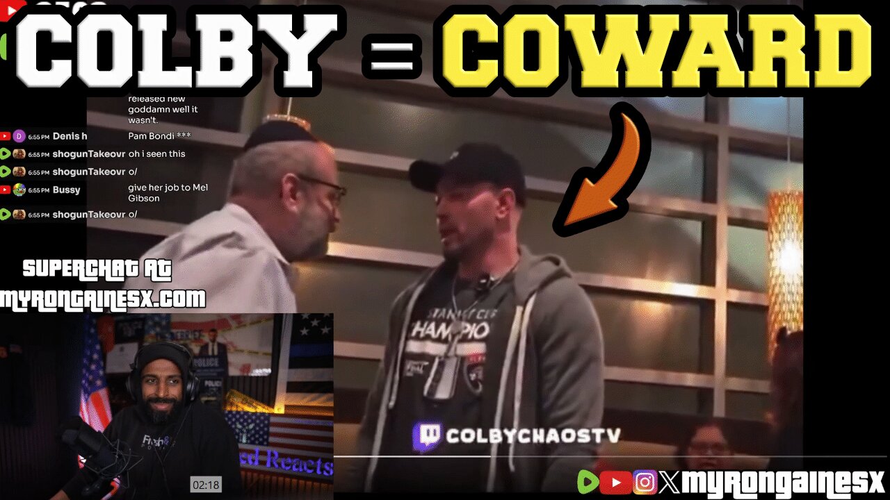 Colby Covington Caught On VIDEO Doing THIS Instead of Going To Fresh & Fit | Myron Gaines X 4/15/25