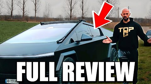 Andrew Tate’s UNFILTERED Cybertruck Review - Here’s What He REALLY Thinks