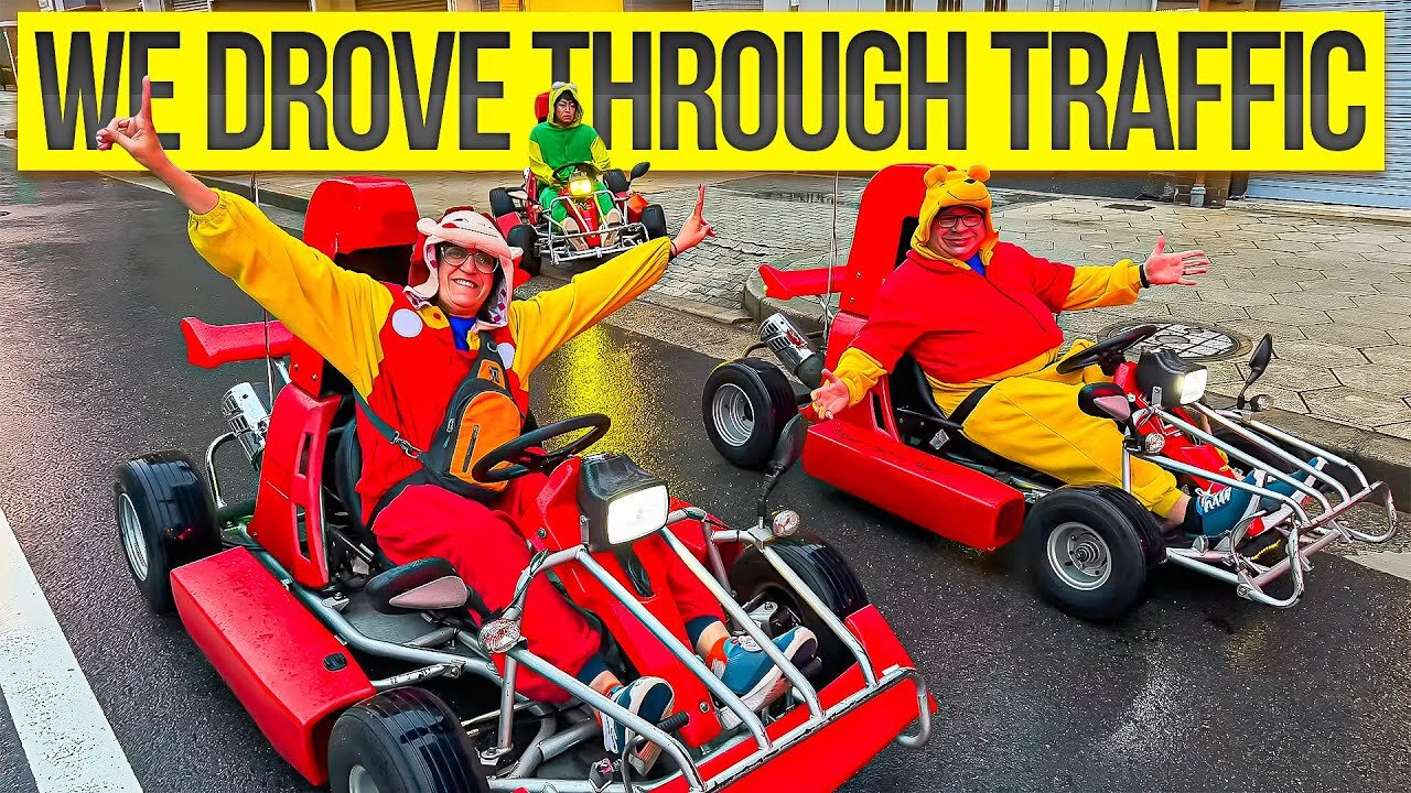 🇯🇵 OSAKA Go-Karting at Akiba Kart & Fishing For Dinner?! (New Otani Osaka VLOG)